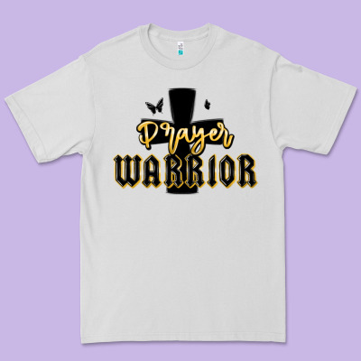 Christian Prayer Warrior Premium Tee Designed By Maliassmallbusiness