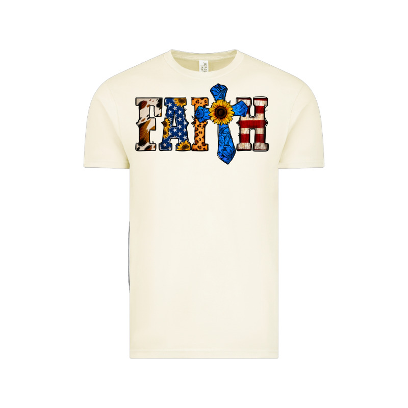Faith  Th Of July Cross Vintage Tee by Jasminsmagicworld | Teevron