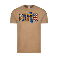 Vintage Coffee faith  th of july cross Vintage Tee - Jasminsmagicworld