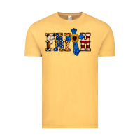 Vintage Mustard faith  th of july cross Vintage Tee - Jasminsmagicworld