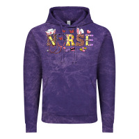 Cloud Purple Easter Nurse Vintage Hoodie - RanaPortraitStore