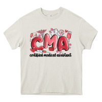 Cream valentines day cma Heavy Core Tee - MaliasSmallBusiness
