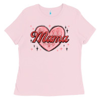 Bubblegum Pink mama valentines Ladies Tee - MaliasSmallBusiness