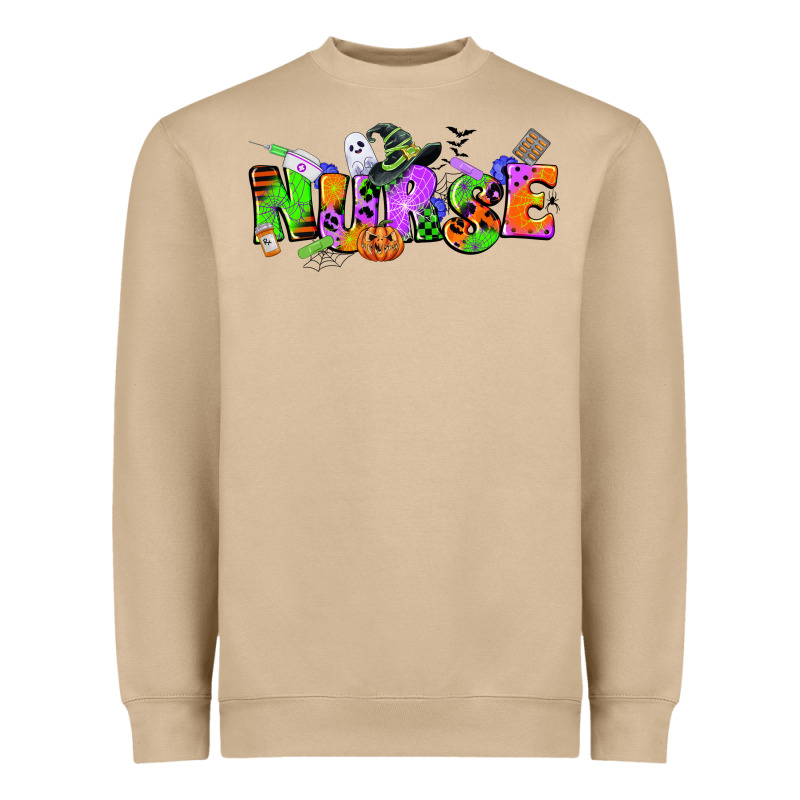Halloween Nurse Heavyweight Sweatshirt by CowGirlArtShop | Teevron