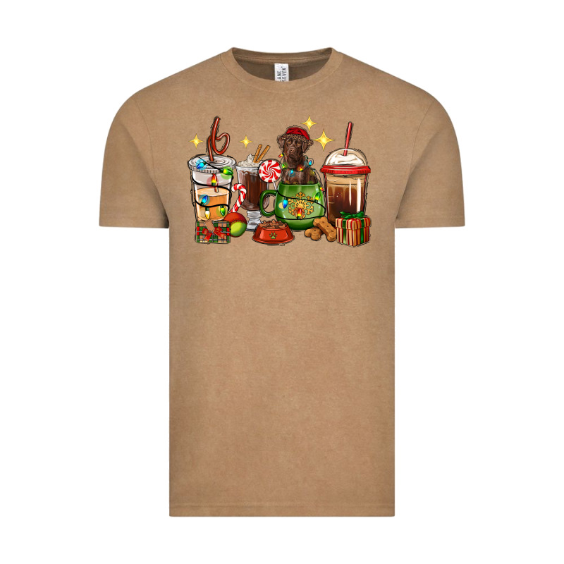 Christmas Coffee Cups With Labrador Vintage Tee by RanaPortraitStore | Teevron