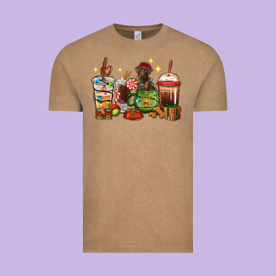 Christmas Coffee Cups With Labrador Vintage Tee Designed By Ranaportraitstore
