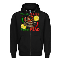 Black Pinchin' tails suckin' head crawfish Zipper Hoodie - FaDigitalArtStudio