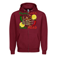 Burgundy Pinchin' tails suckin' head crawfish Zipper Hoodie - FaDigitalArtStudio
