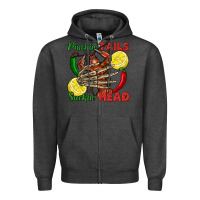 Charcoal Heather Pinchin' tails suckin' head crawfish Zipper Hoodie - FaDigitalArtStudio