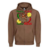 Chestnut Pinchin' tails suckin' head crawfish Zipper Hoodie - FaDigitalArtStudio