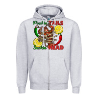 Heather Grey Pinchin' tails suckin' head crawfish Zipper Hoodie - FaDigitalArtStudio