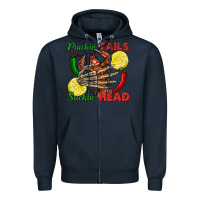Navy Pinchin' tails suckin' head crawfish Zipper Hoodie - FaDigitalArtStudio