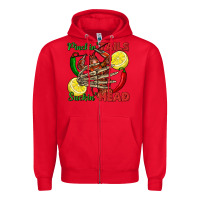 Red Pinchin' tails suckin' head crawfish Zipper Hoodie - FaDigitalArtStudio