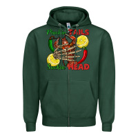 Sports Green Pinchin' tails suckin' head crawfish Zipper Hoodie - FaDigitalArtStudio