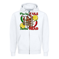 White Pinchin' tails suckin' head crawfish Zipper Hoodie - FaDigitalArtStudio