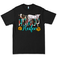 Black western howdy heifer Premium Tee - NancyCooperArtShop