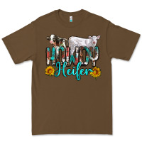 Cacao western howdy heifer Premium Tee - NancyCooperArtShop