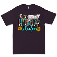 Plum western howdy heifer Premium Tee - NancyCooperArtShop