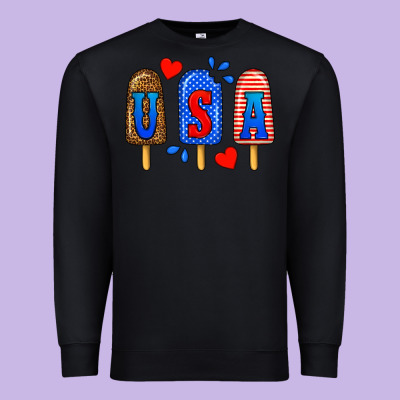 Usa Popsicles Premium Sweatshirt Designed By Bundleandbundleshop