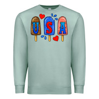 Seafoam usa popsicles Premium Sweatshirt - BundleAndBundleShop
