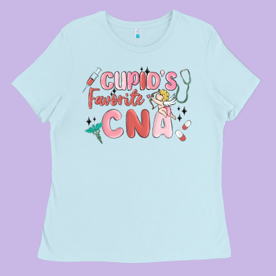 Cupids Favorite Cna Ladies Tee Designed By Maliassmallbusiness
