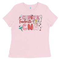 Bubblegum Pink cupids favorite cna Ladies Tee - MaliasSmallBusiness