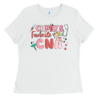 White cupids favorite cna Ladies Tee - MaliasSmallBusiness