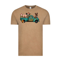 Vintage Coffee farm animals truck Vintage Tee - Jasminsmagicworld
