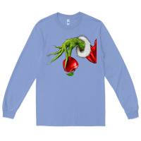 Colony Blue Christmas Character Long Sleeve Tee - NancyCooperArtShop