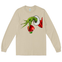 Mushroom Christmas Character Long Sleeve Tee - NancyCooperArtShop