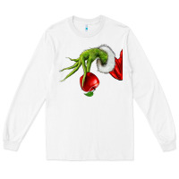 White Christmas Character Long Sleeve Tee - NancyCooperArtShop