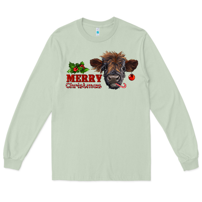 Merry Christmas Calf Long Sleeve Tee by RanaPortraitStore | Teevron