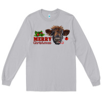 Moon Dust Merry Christmas Calf Long Sleeve Tee - RanaPortraitStore