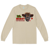 Mushroom Merry Christmas Calf Long Sleeve Tee - RanaPortraitStore