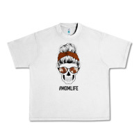 Lunar Rock Western Brown Glitter Cowhide Patterned Mom Skull Urban Heavy Tee - Bettercallsaul