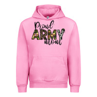 Fuchsia Pink proud Army mom Urban Hoodie - CowhideDigitalArt