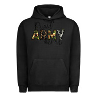 Pigment Black proud Army mom Urban Hoodie - CowhideDigitalArt