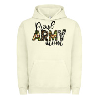Pigment Pistachio proud Army mom Urban Hoodie - CowhideDigitalArt