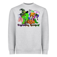 Heather Grey rt respiratory therapist halloween Heavyweight Sweatshirt - CowGirlArtShop