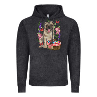 Vintage Black Easter pug Vintage Hoodie - RanaPortraitStore