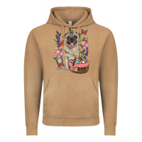 Vintage Camel Easter pug Vintage Hoodie - RanaPortraitStore