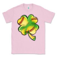 Bubblegum Pink st. patrick's day clover softball Classic Tee - Artiststas