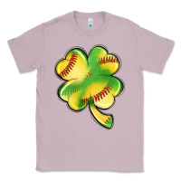 Lilac st. patrick's day clover softball Classic Tee - Artiststas