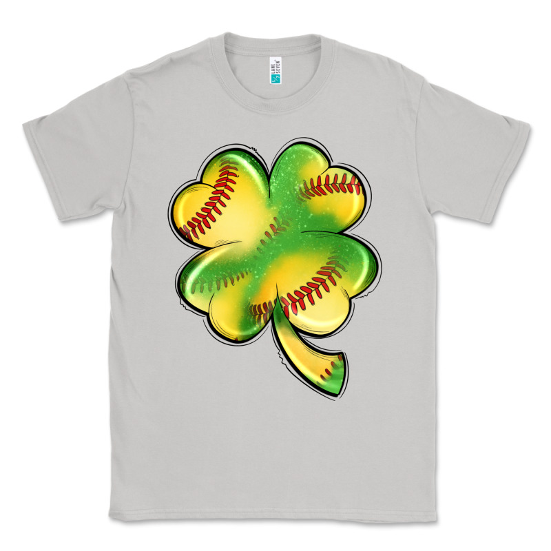 St. Patrick's Day Clover Softball Classic Tee by Artiststas | Teevron