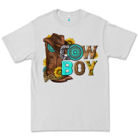 Dove Grey western cowboy Premium Tee - NancyCooperArtShop