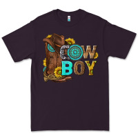 Plum western cowboy Premium Tee - NancyCooperArtShop