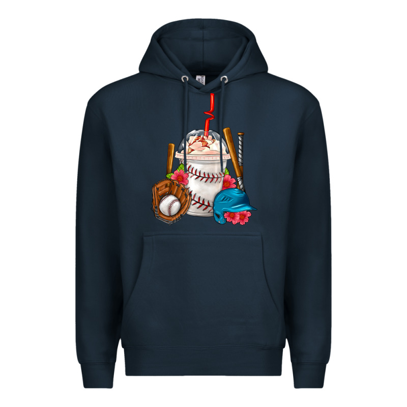 Baseball Frappe Coffee Premium Hoodie by FaDigitalArtStudio | Teevron