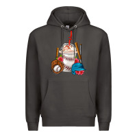 Smoke Baseball Frappe Coffee Premium Hoodie - FaDigitalArtStudio