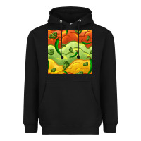 Black mexican sauce and jalapeno seamless pattern Heavyweight Hoodie - BundleAndBundleShop