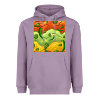 Lavender mexican sauce and jalapeno seamless pattern Heavyweight Hoodie - BundleAndBundleShop